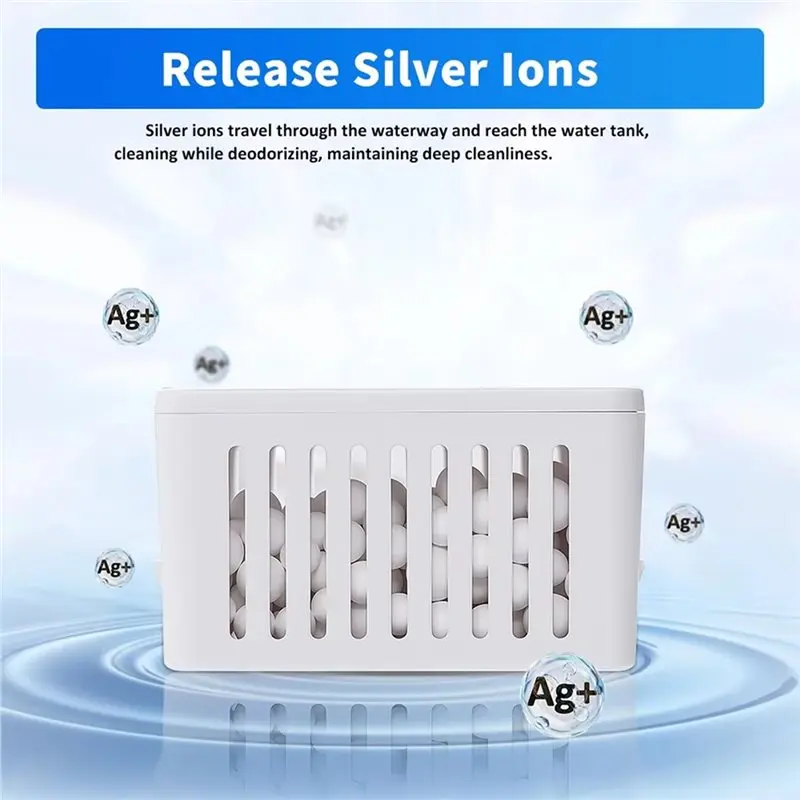 B43C For Roborock S8 Max V Ultra G20S Silver Sterilization Module Continuous Deodorization Parts Vacuum Home Cleaning