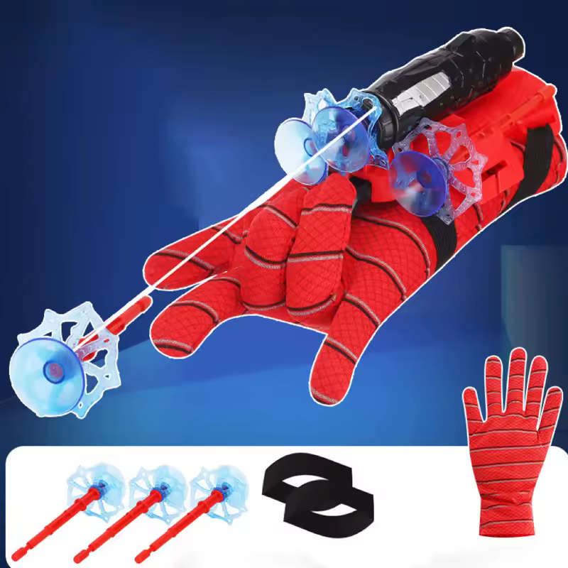 Superhero Launcher with Silk Glove Spiders Web Wrist Set Shooters Toy Anime Figures Cosplay Props for Children Kids Toys Gifts - Image 6
