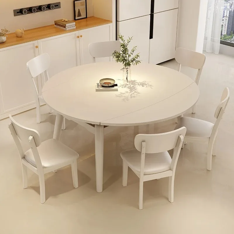 Creative Unique Dining Table Organizer Study Event Luxury Kitchen Dining Table Nordic Round Mesas De Comedor Trendy Furniture