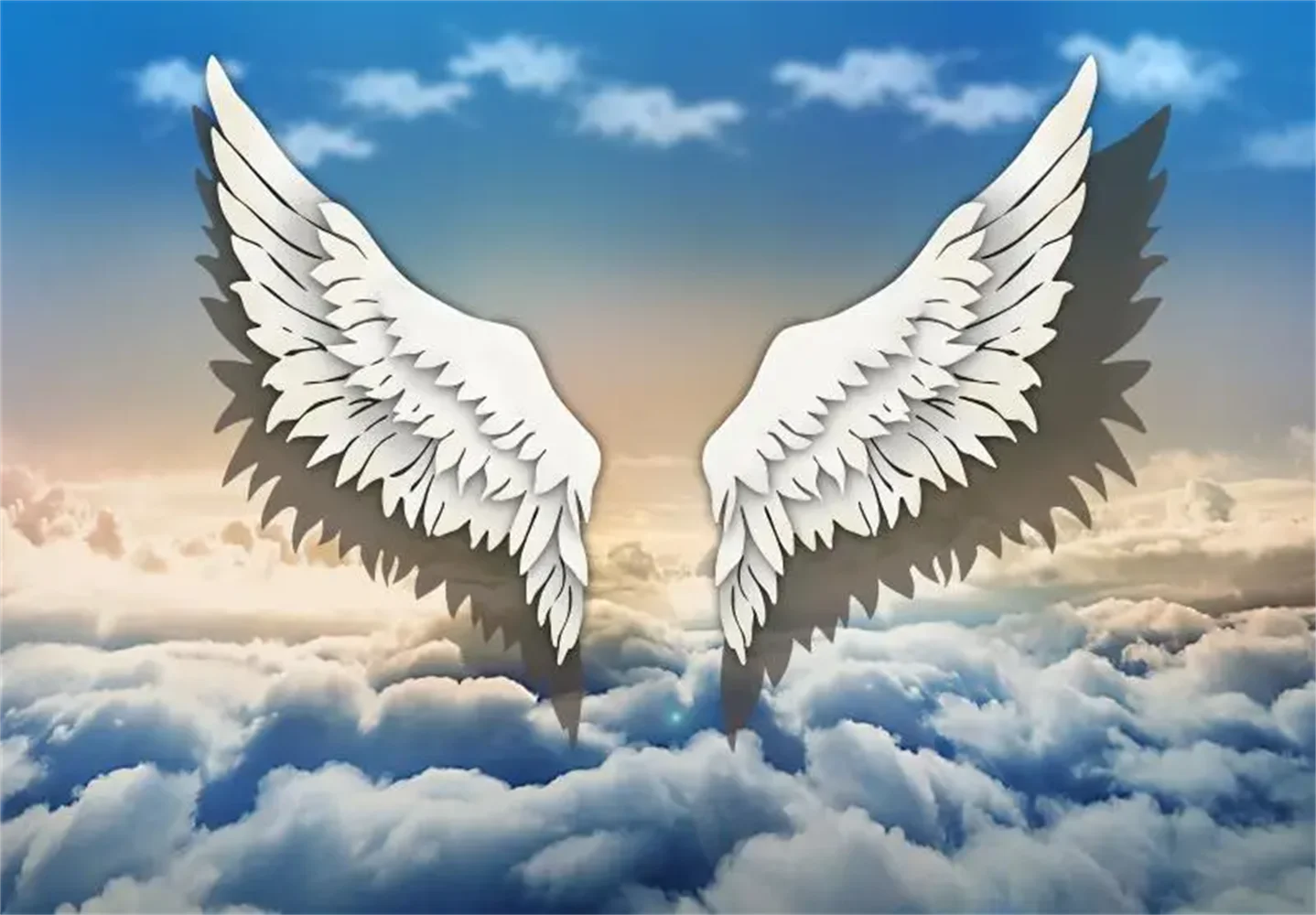 Custom Pink Angel Wings 3D Stereo Mural Wallpaper Living Room Dance Studio Background Wall Decor Faux Foam Decoration