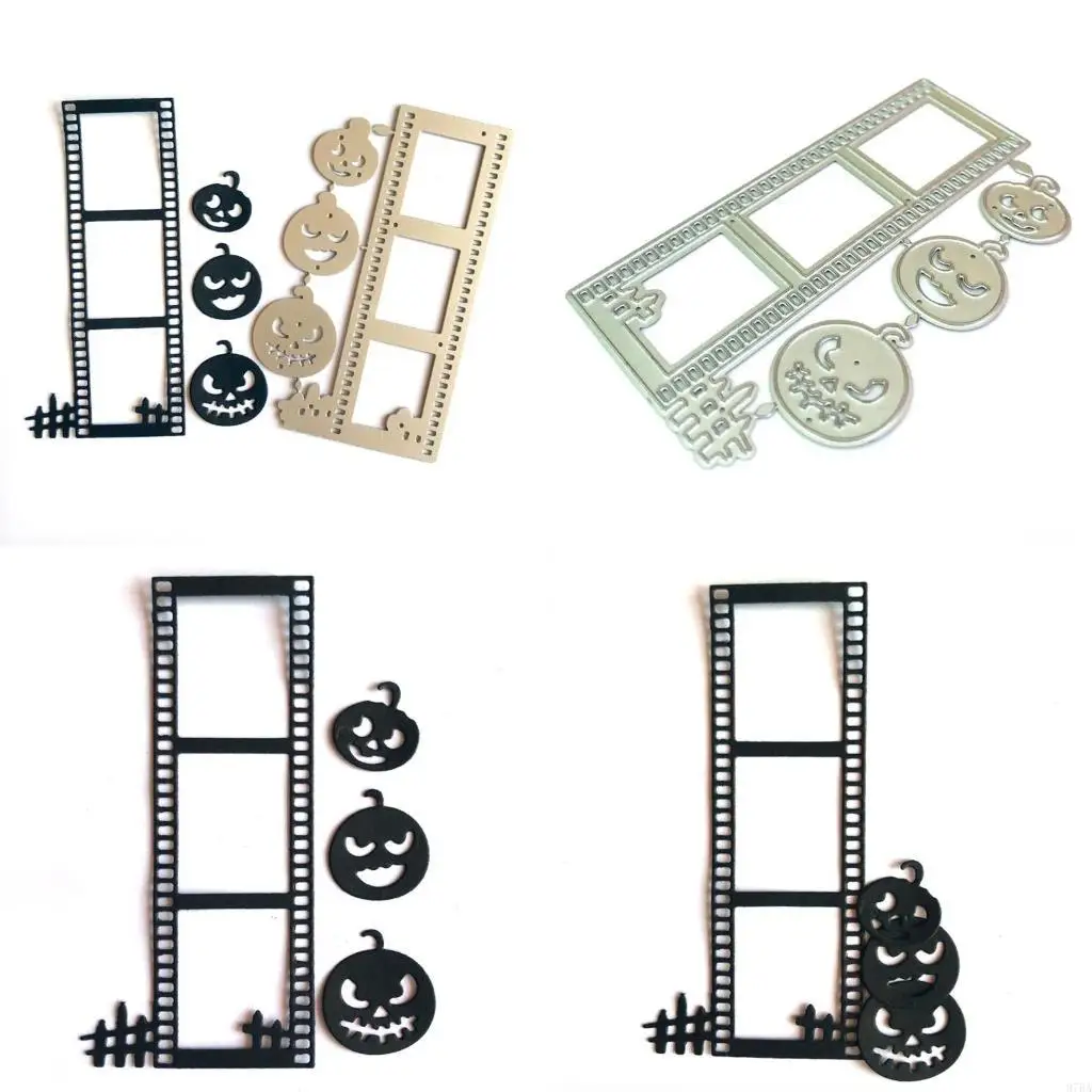 

97BA Halloween Pumpkin Metal Cutting Dies Stencil DIY Scrapbooking Album Paper Card Template Mold Embossing Craft Decoration