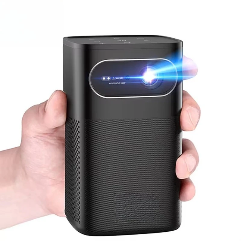 1080P DLP Projector 300 ANSI Auto Focus Rechargeable Battery Android 2+32GB 4K Input Portable Dual Speaker 3D Support