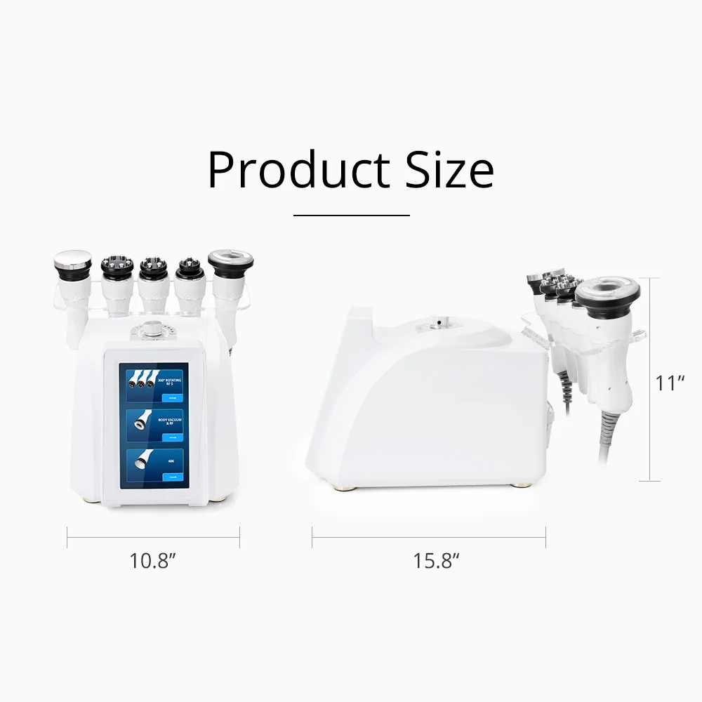 جديد 360 °   التلقائي الروتاري RF بالموجات فوق الصوتية التجويف فراغ آلة نحت الجسم