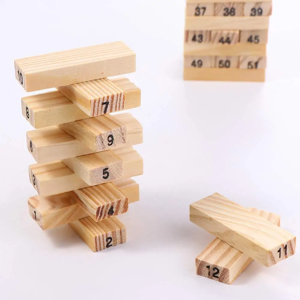 Toy Interaction Toys Digital Models Digital Building Block Wooden Block Stacking Tower Building Blocks Toy Early Education Toys