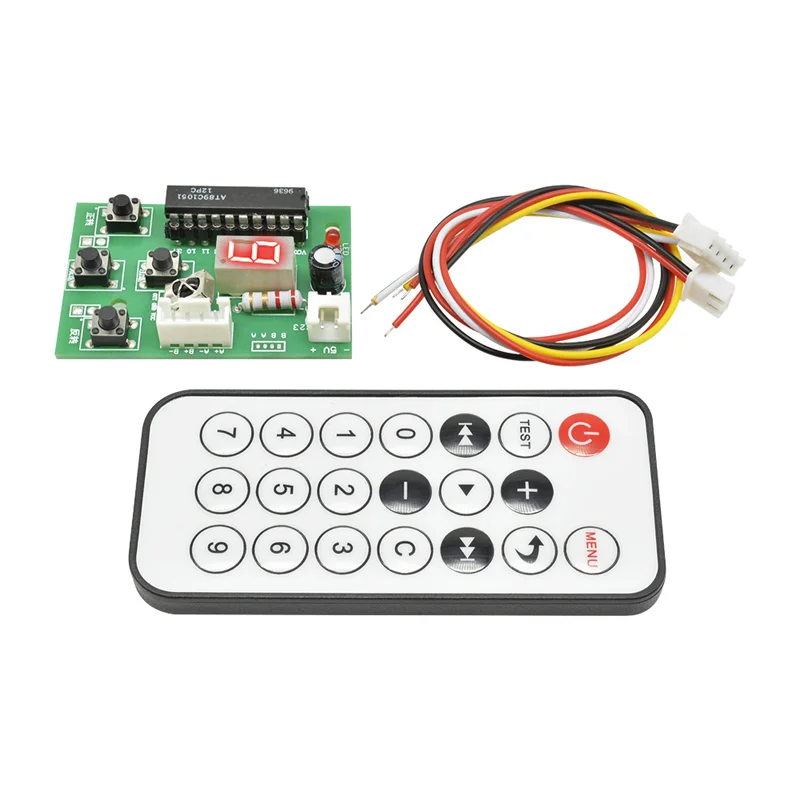 DC4V-6V with Remote Control Gear Display Speed Adjustable 2-phase 4-wire 6-wire Stepper Motor Drive Control Integrated Board