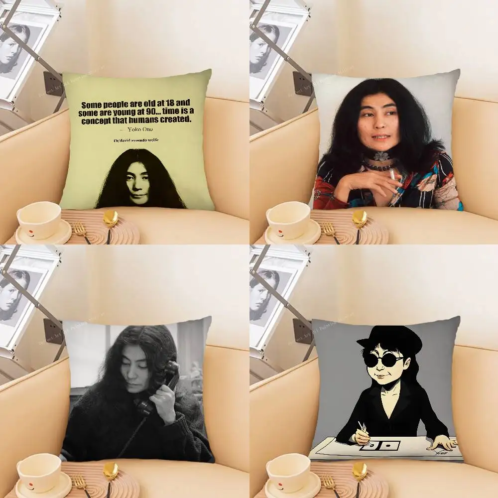 

1 шт. Классическая наволочка в стиле Y-Yoko Ono, эстетичная, аниме, модная, квадратная, для спальни, дивана, декора комнаты, для отдыха