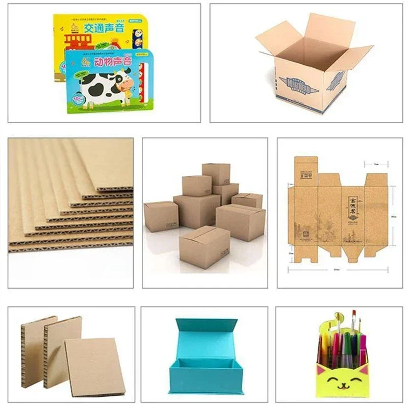 Corrugated Cardboard oscillating knife cutting machine automatic Carton proofing machine Corrugated board cutting t le