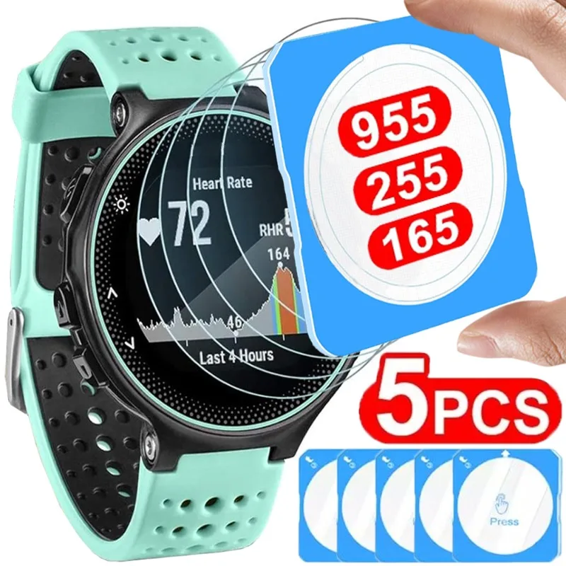 

Закаленное стекло для Garmin Forerunner 165/955/255 Защитные пленки с твердостью 9H и простым установочным комплектом для Garmin 165/955/255