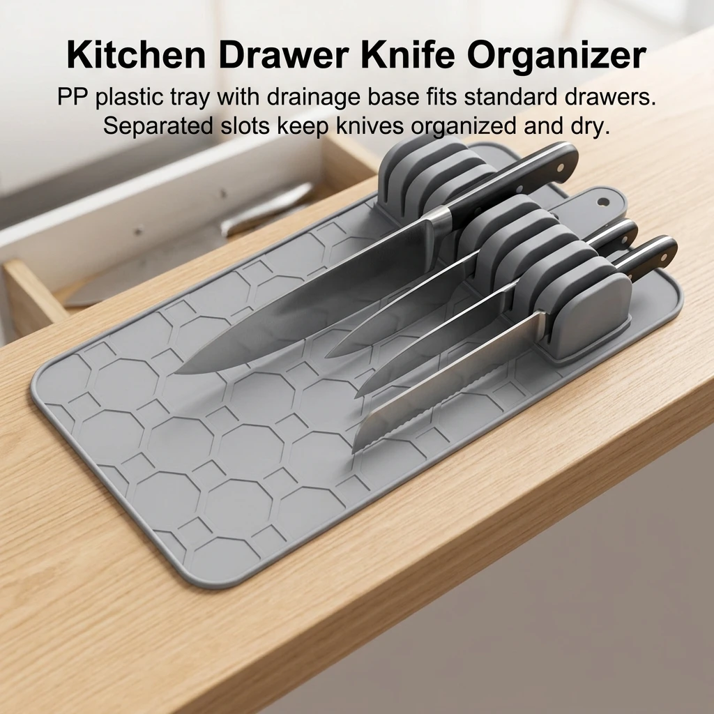 Food Storage Drawers - Mutfak Çekmecesi için PP Plastik Bıçak
