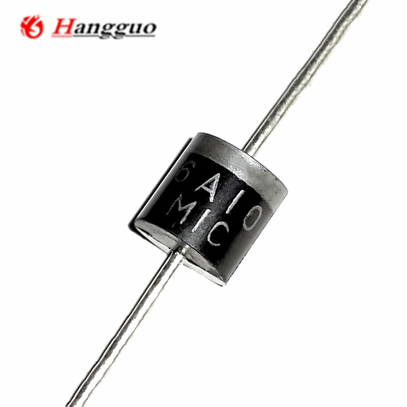 200Pcs/Lot 6A10 6A/1000V 10A10 20A10 10A20 30A10 rectifier diodes DIODE GEN PURP 1KV 6A R6 IC  Best Quality