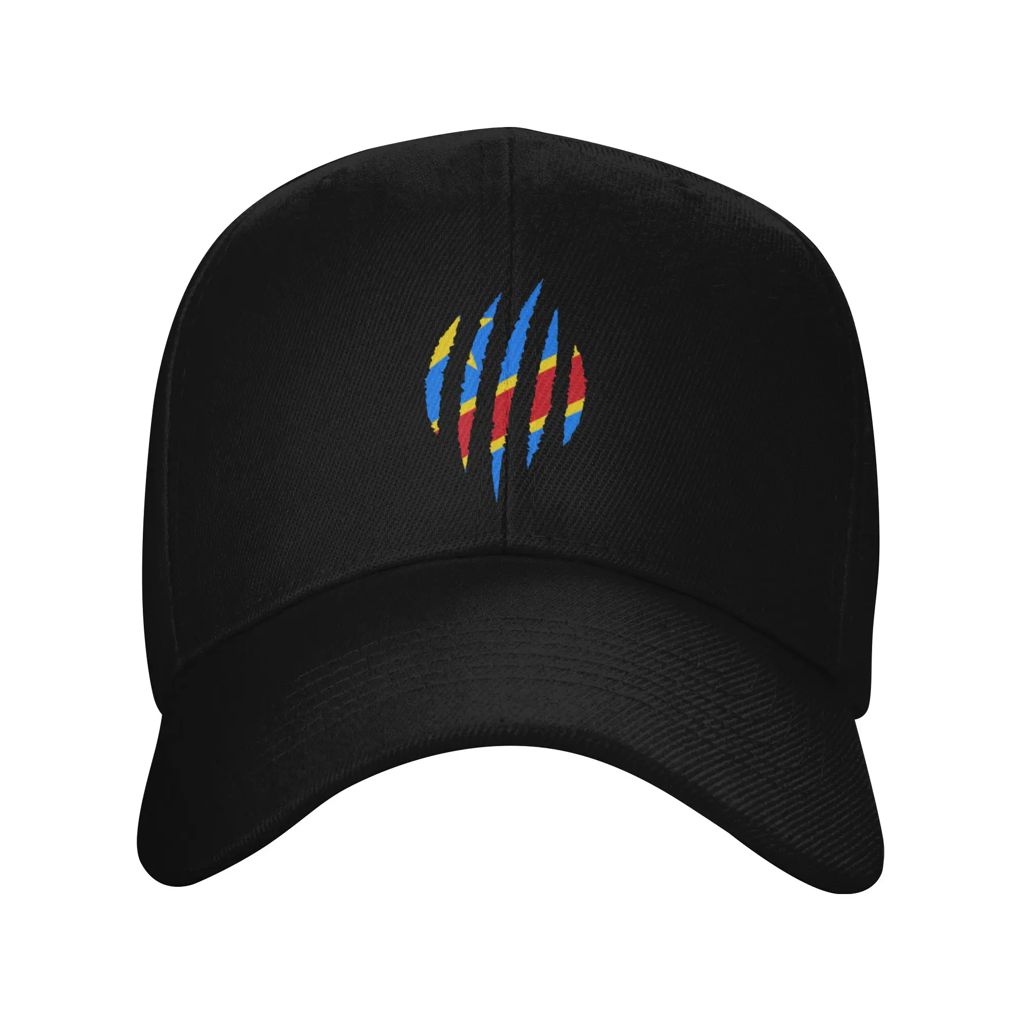 Czapki z daszkiem z flagą Republiki Konga Damskie Męskie Czapki Outdoorowe Regulowane Czapki Snapback Nowe