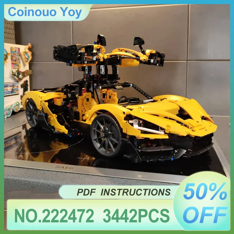 

В НАЛИЧИИ MOC-222472 Спортивный суперкар 1:8 Гоночный автомобиль Комплект 42172 Модель Строительные блоки Головоломки Детские игрушки «сделай сам» Рождественские подарки для мальчиков