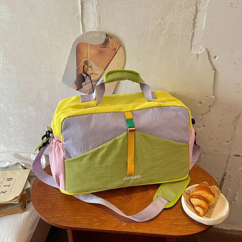 dopamine-large-capacity-outdoor-travel-bag-yoga-sports-fitness-fashionable-handbag-trendy-storage-luggage-bag-for-travel