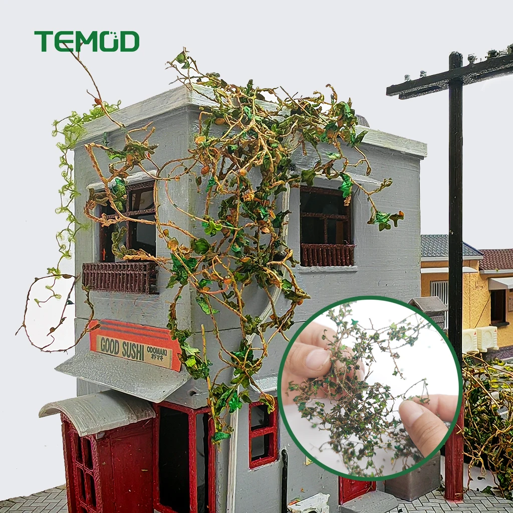 

Simulation Climbling Ivy Vines Realistic Miniature Plants For Model Building Scene Foliage Railway Military Wargame Scene Layout