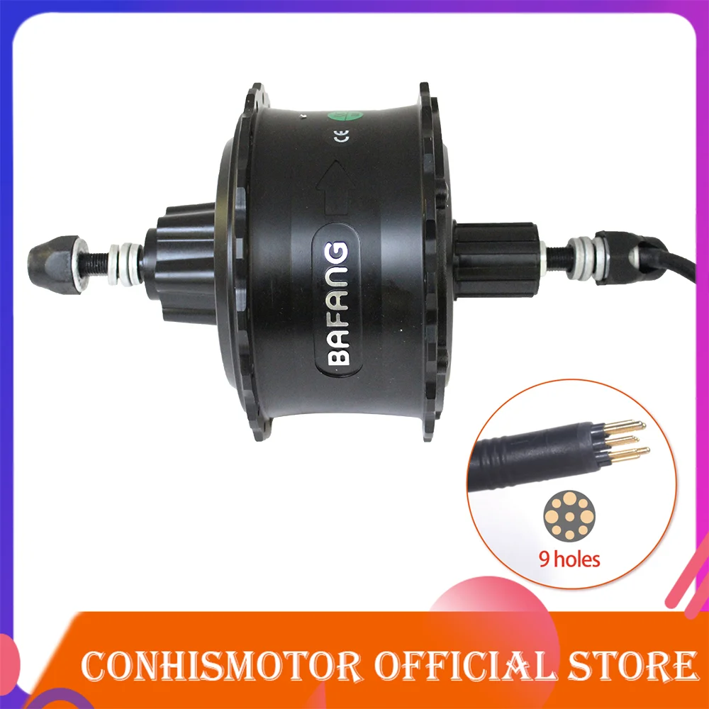 Bafang 36V/48V 250W 350W 500W  Brushless Geared DC Rear Cassette Hub Motor 175mm/190mm for Fatbike