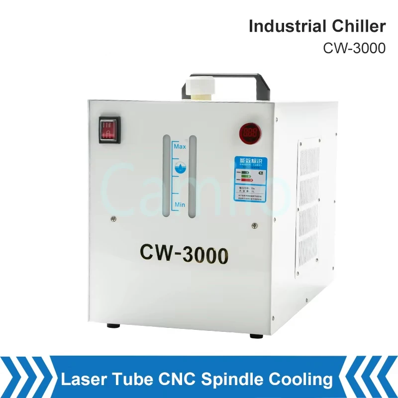 CW-3500 Portable Industrial Water Chiller, Used For Cooling CO2 Laser Cutting Machine Cooling Laser Tube, Used For CNC Motor