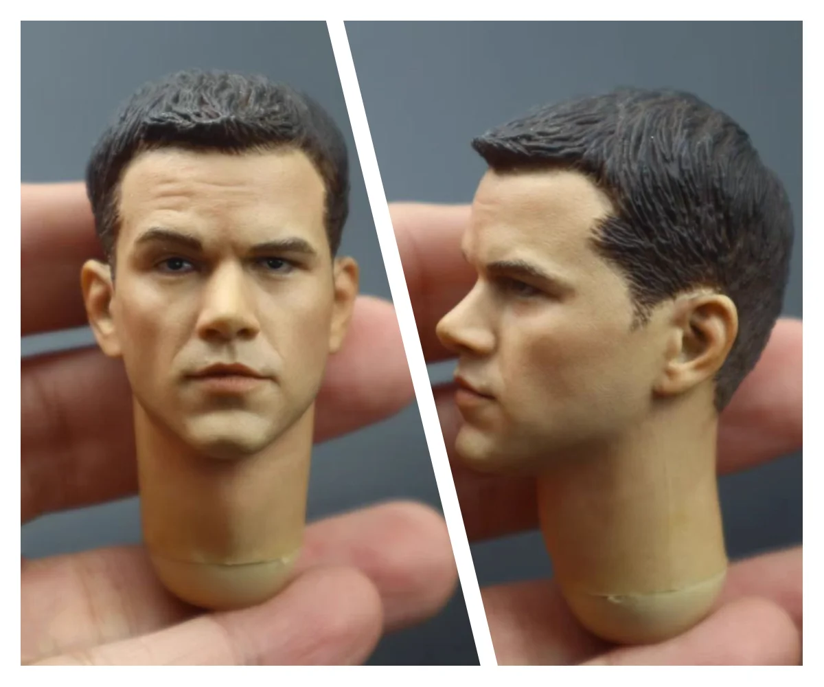 Na sprzedaż: Figurka 1/6 Tough Guy Man Agent Matt Soldier Damon, rzeźba głowy, model do kolekcjonowania dla figurek akcji 12 cali BD001 B001