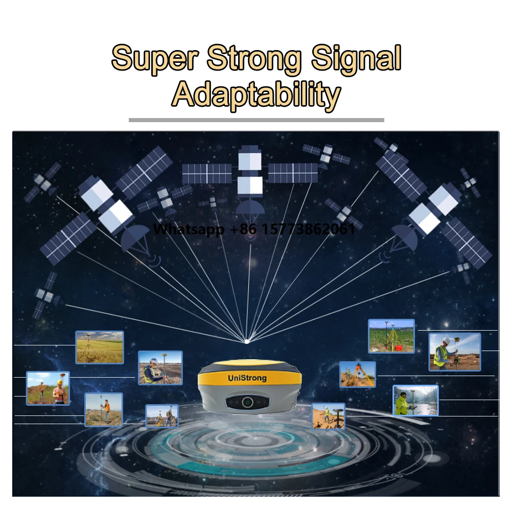 Unistrong G970ii Pro E-Survey E600 GNSS RTK Base y Rover GPS RTK con Software Actualizable, Receptor RTK, Instrumento de Topografía