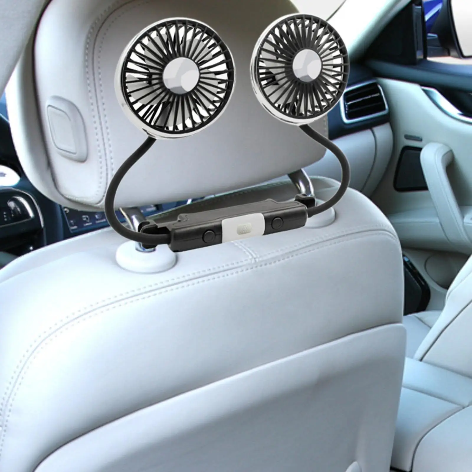 

Car Cooling Fan for Back Seat Car Accessories Powerful Summer Car Fan for Backseat for Home Vehicles Automotive Sedan Cars