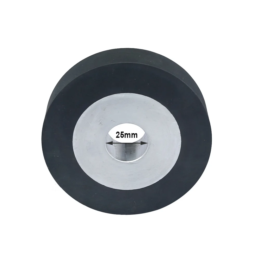 100*25*25mm Flat Rubber Contact Wheel Belt Grinder Parts Sanding Belt Set