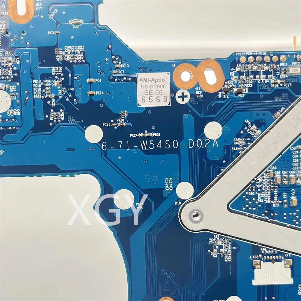 Placa base original para ordenador portátil CLEVO W550SU W540SU 6-77-W550SU10-D02A-1 6-71-W54S0-D02A HM86 DDR3 100% perfectamente probada