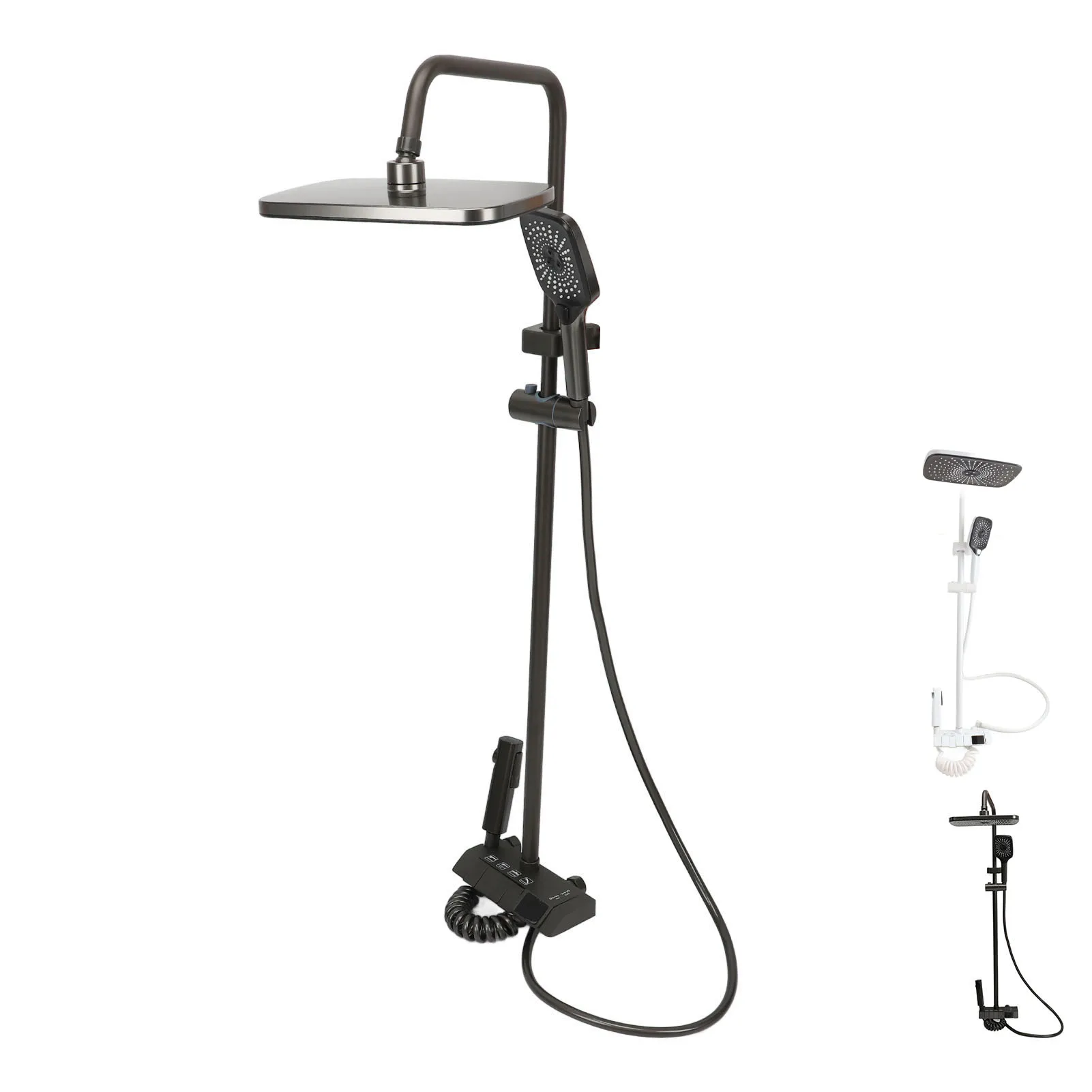 

Комбинированный ручной душ Rainfall, 3-режимная кнопка, набор насадок для душа в ванной комнате, легко регулируется, удобный, простой в установке для дома