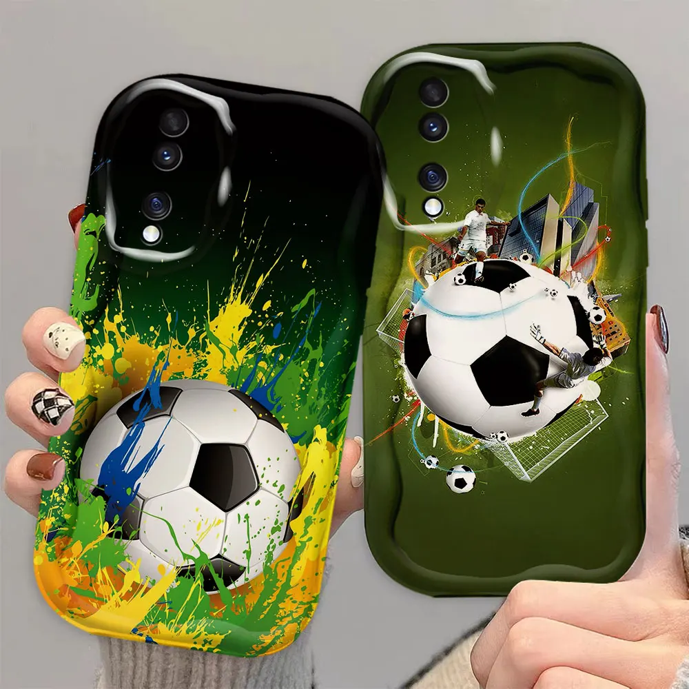 Soccer Ball Sport Football Phone Case For HUAWEI P40 P30 NOVA 11 10 9 7 5T SE MATE 40 30 HONOR 90 LITE 50SE X50I 20 PRO 5G