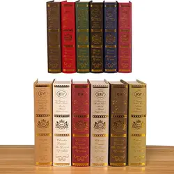 Household European Retro Photography Props Fake Book Office Table Simulation Book Model Room Porch Decorative Book Home Decor