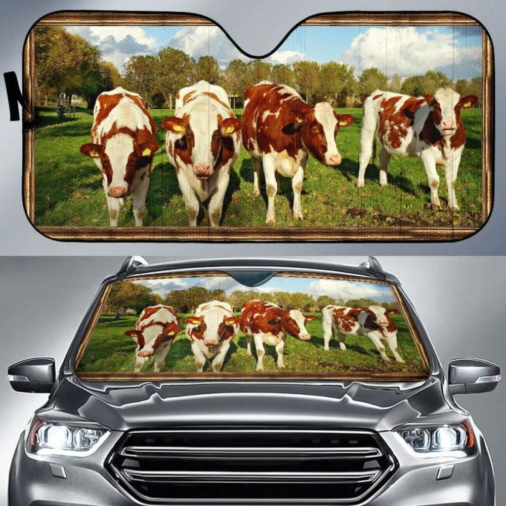 Horse Car Sunshade Mustang Windshield Pet Home Sunshade Custom Pattern Auto Accessories Couple Gift Sun Shade