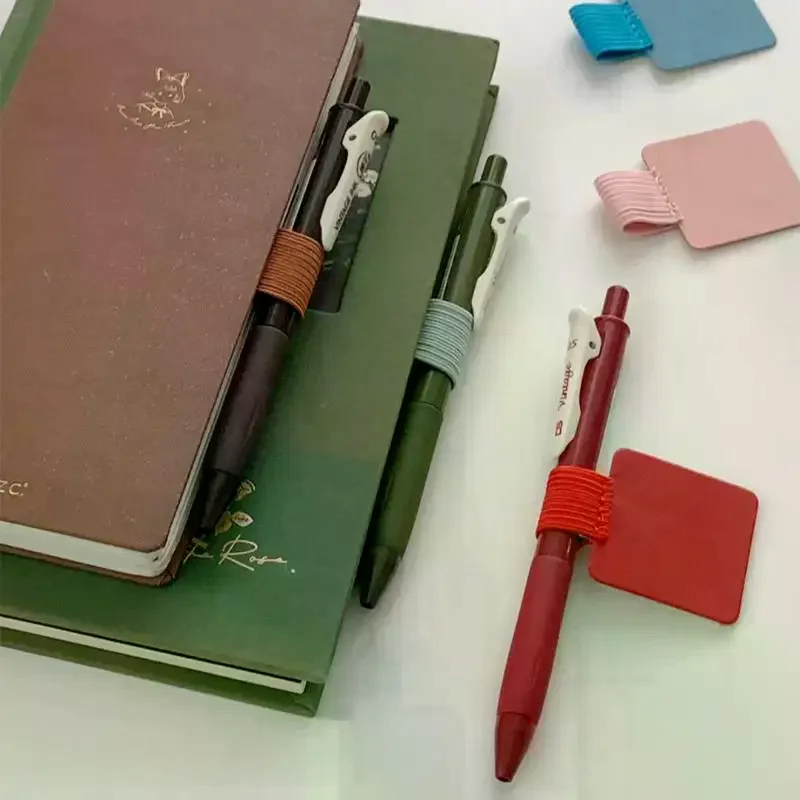 5/10 Pack Elastic Pen Loop Holder for Notebooks Journals Planners - Assorted Colors - Office School Supplies