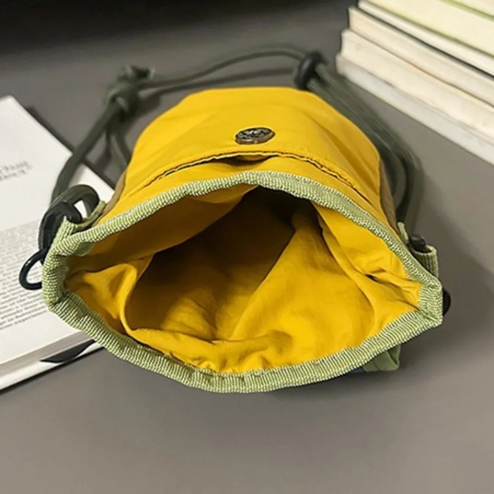 Men Wallet Nylon Crossbody Bag Waterproof Card Holder Coin Purse Pendant Lightweight Card Pouch Sports Phone Bag Travel