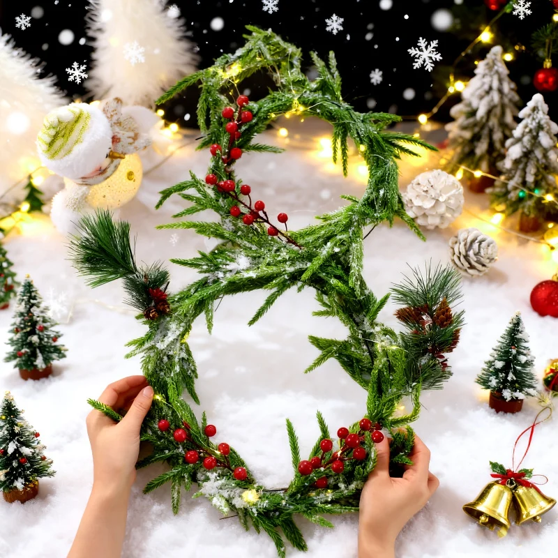 Christmas Wreath Form Metal Wire Frame for Christmas Decor Pumpkin Wreath Wire Frame, DIY Fall Halloween Wreath Base Form