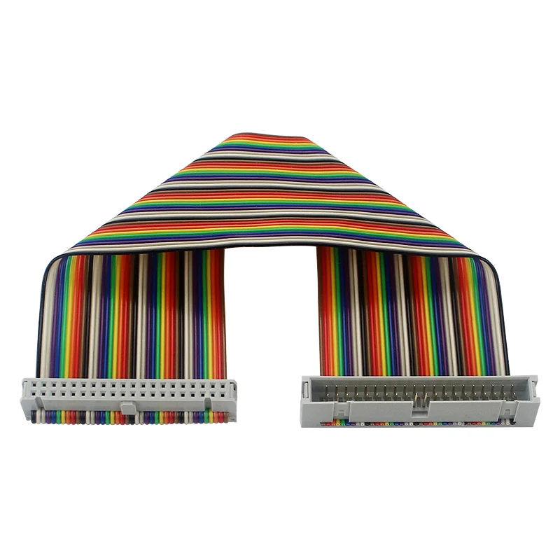 Câble adaptateur GPIO 40 broches, 20/30/40cm, mâle vers femelle, 2x20 broches femelle vers femelle, arc-en-ciel pour Raspberry Pi 4 3B 3B +