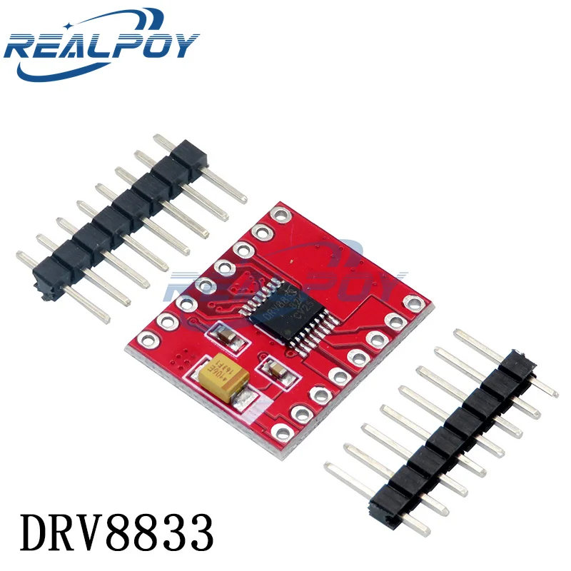 TB6612 DRV8833 محرك مزدوج 1A TB6612FNG لوحدة التحكم الدقيقة Arduino أفضل من L298N