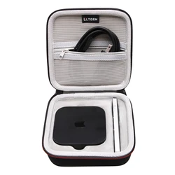 LTGEM EVA Hard Case for 2022 Apple TV 4K Wi‑Fi with 64GB Storage (3rd Generation) - Travel - Protective Carrying Storage Bag