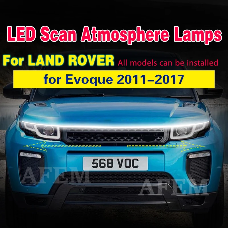 LED Headlight For Land Rover Range Rover Evoque 2011-2017 Scan Starting Fog Lights Daytime Running Light Waterproof Fog Light