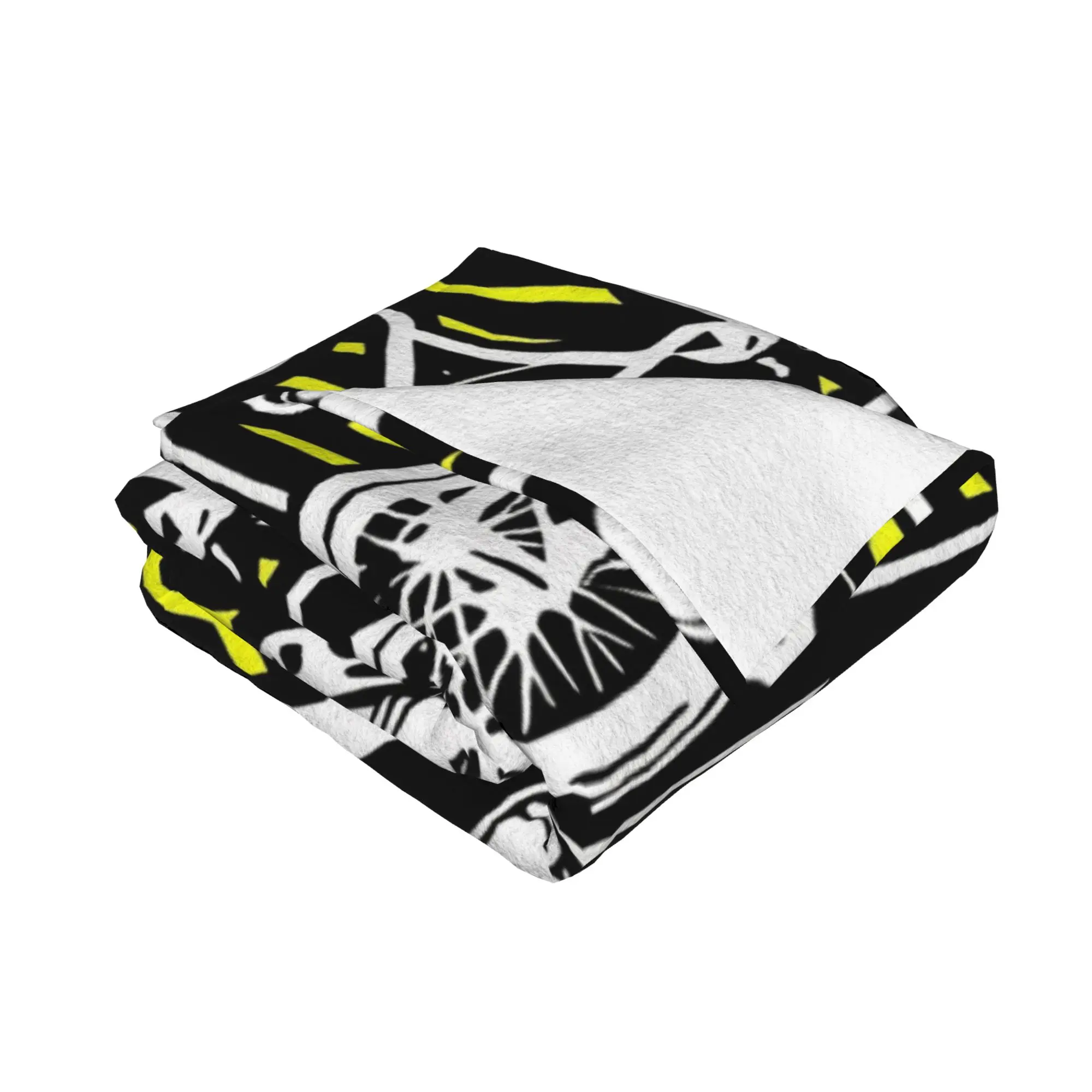 1PC home Cutecore Bmx Apparel    Bmx Bike Old School Patch BMX Racing Blanket Super Cosy Plush Home Living Room Sofa halloween