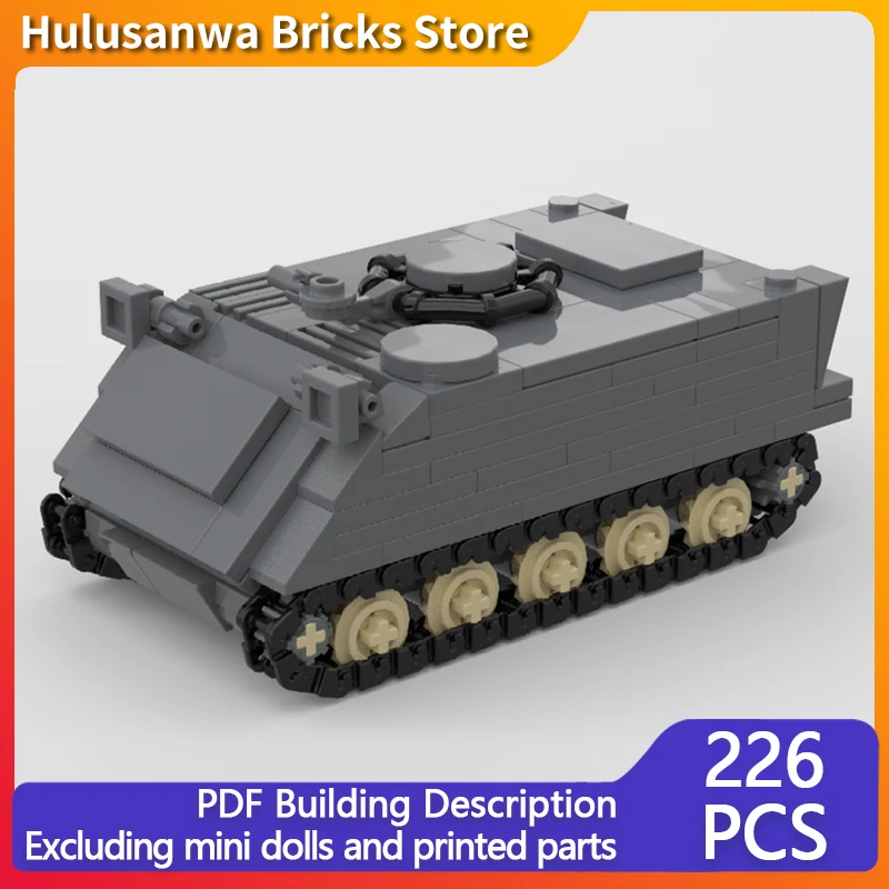 

M113 бронежилет, модель MOC, строительные кирпичи, военное оборудование, модульные технологии, подарки, праздник, сборка, детские игрушки