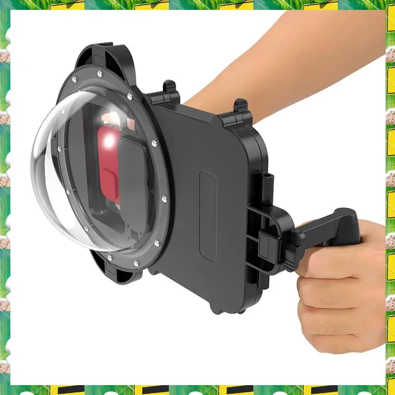 Handheld Diving Housing Case For Dome 4.5-7.0 Inch Phone Universal Smartphone HD Light Transmission Filter Waterproof Durable