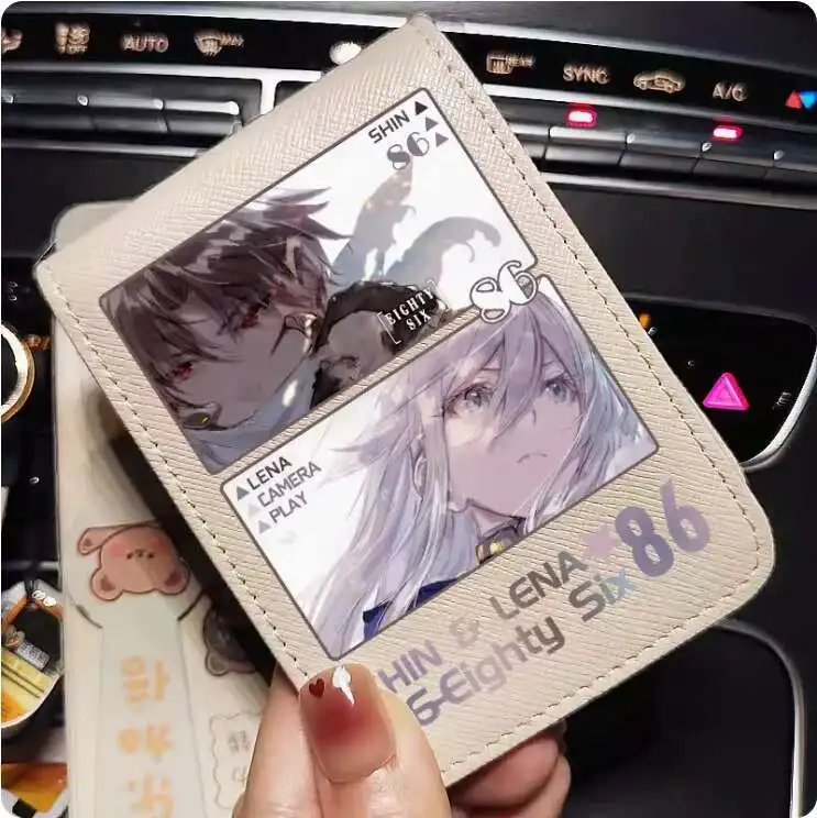 Anime Eighty Six Portafoglio moda PU Borsa porta contanti per carte Regalo cosplay B291 ha colpito