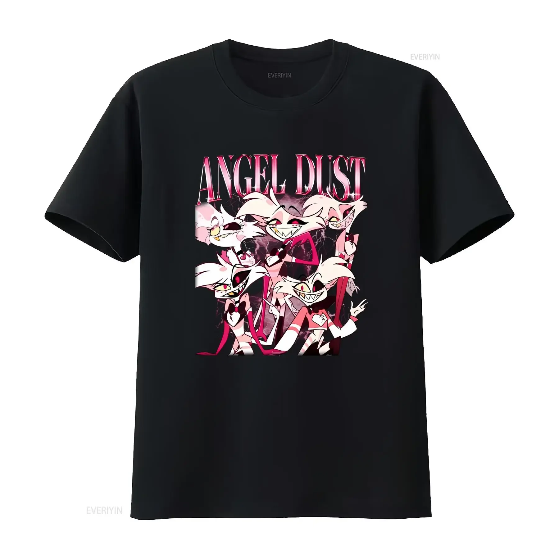 T shirt Nowa avec Imprimé Angel Dust Haz B Col Rond Décontracté Tailles S à 3XL Légèrement Élastique Idéal pour Toute vintage