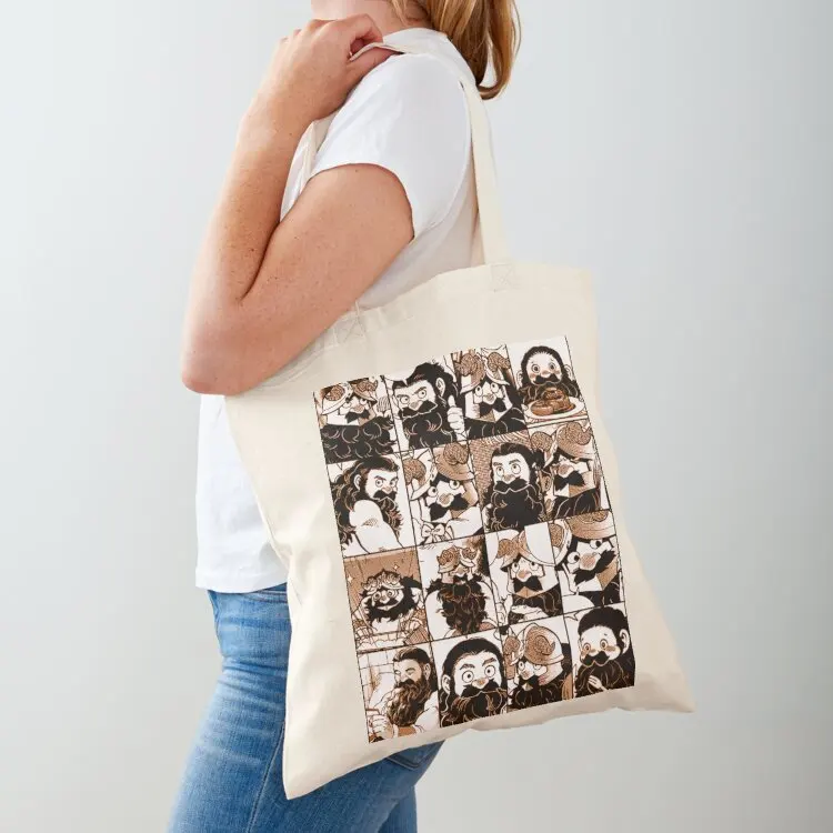 

Senshi - Dungeon meshi Manga Panel collage Tote Bag tote bags aesthetic personalized tote custom canvas bag shoping bag