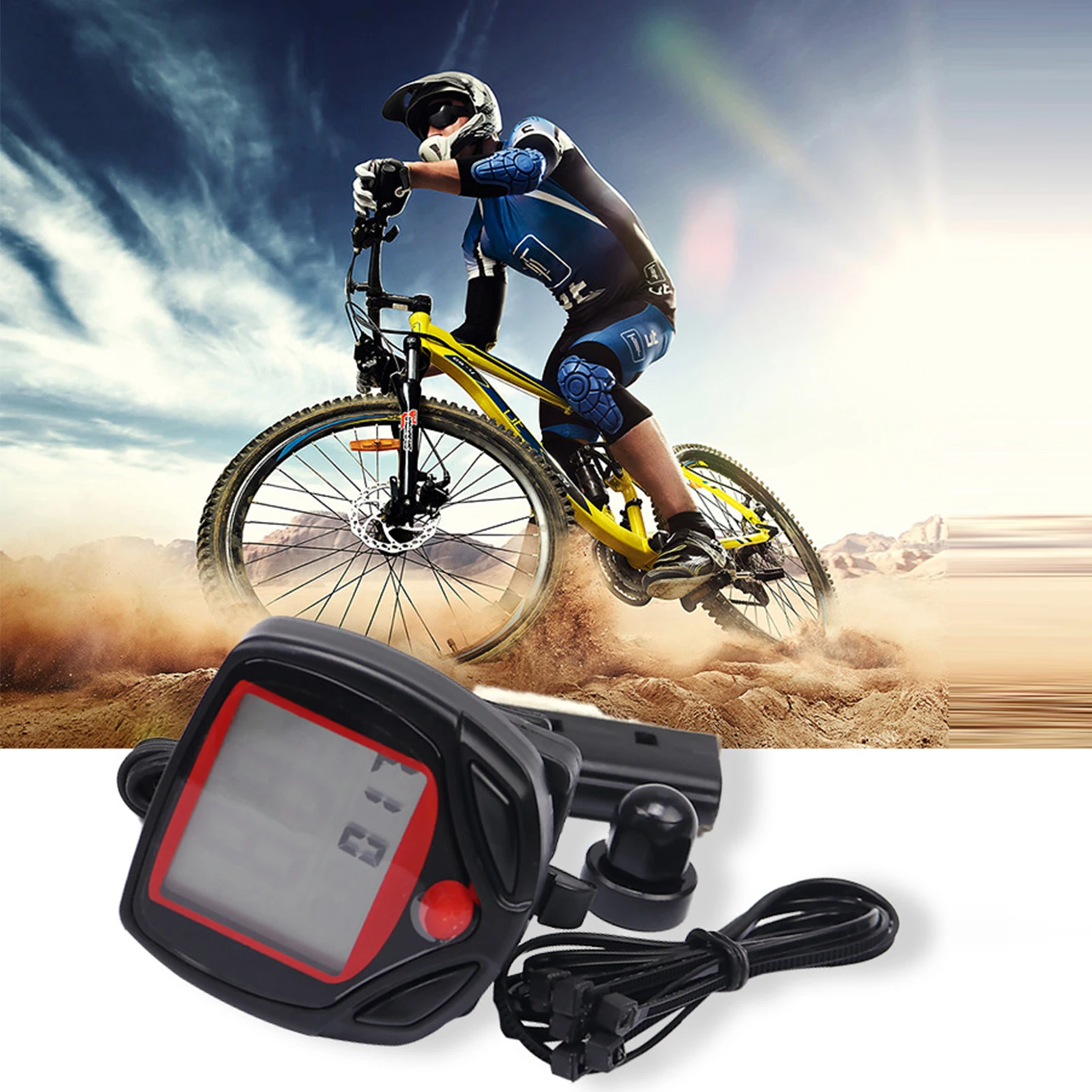 Digital Bicycle Computer Wired Speedometer Odometer Speedometer Bicycle Cycling Speed Counter Bicycle Accessories