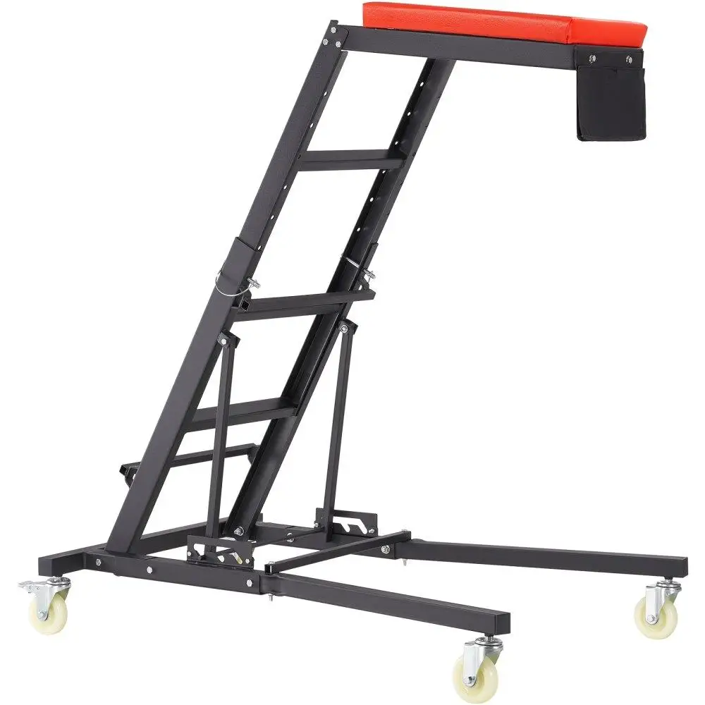 

Automotive Top Creeper, Engine Creeper 42.5"-64.8", 400 LBS Capacity High Top Creeper, 4 Swivel Caster Wheels, Padded Deck,