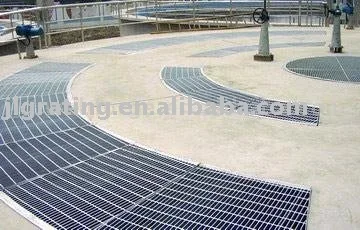 China factory good price hot dip galvanized annular steel grating panel trench cover