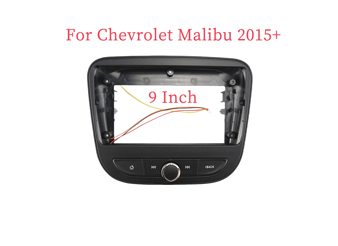 

9 Inch Car Fascia Radio Panel for Chevrolet Malibu 2015+ Dash Kit Install Facia Console Bezel Adapter Plate