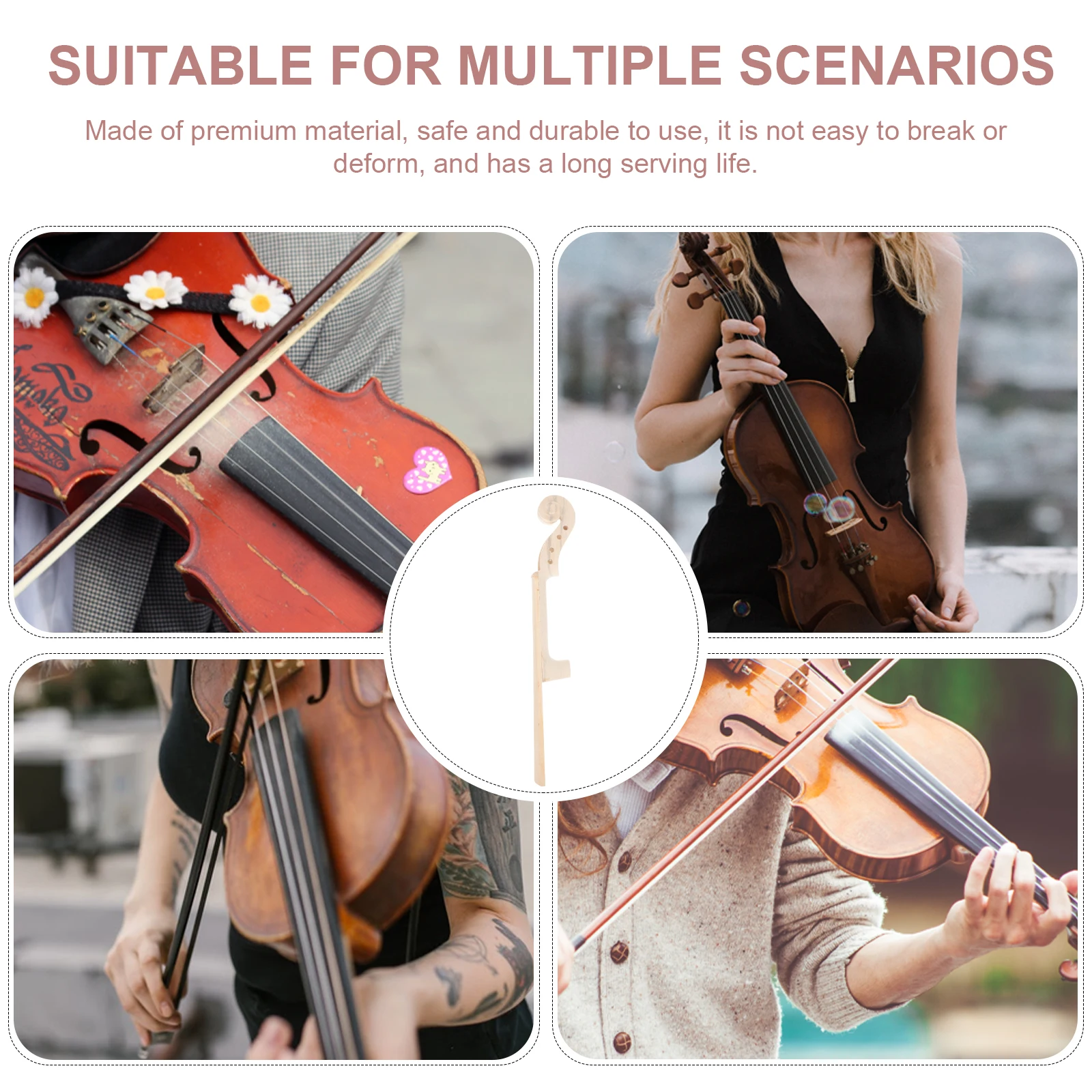 

Musical Instrument Violin Accessories Man Finger Board Supplies Wood