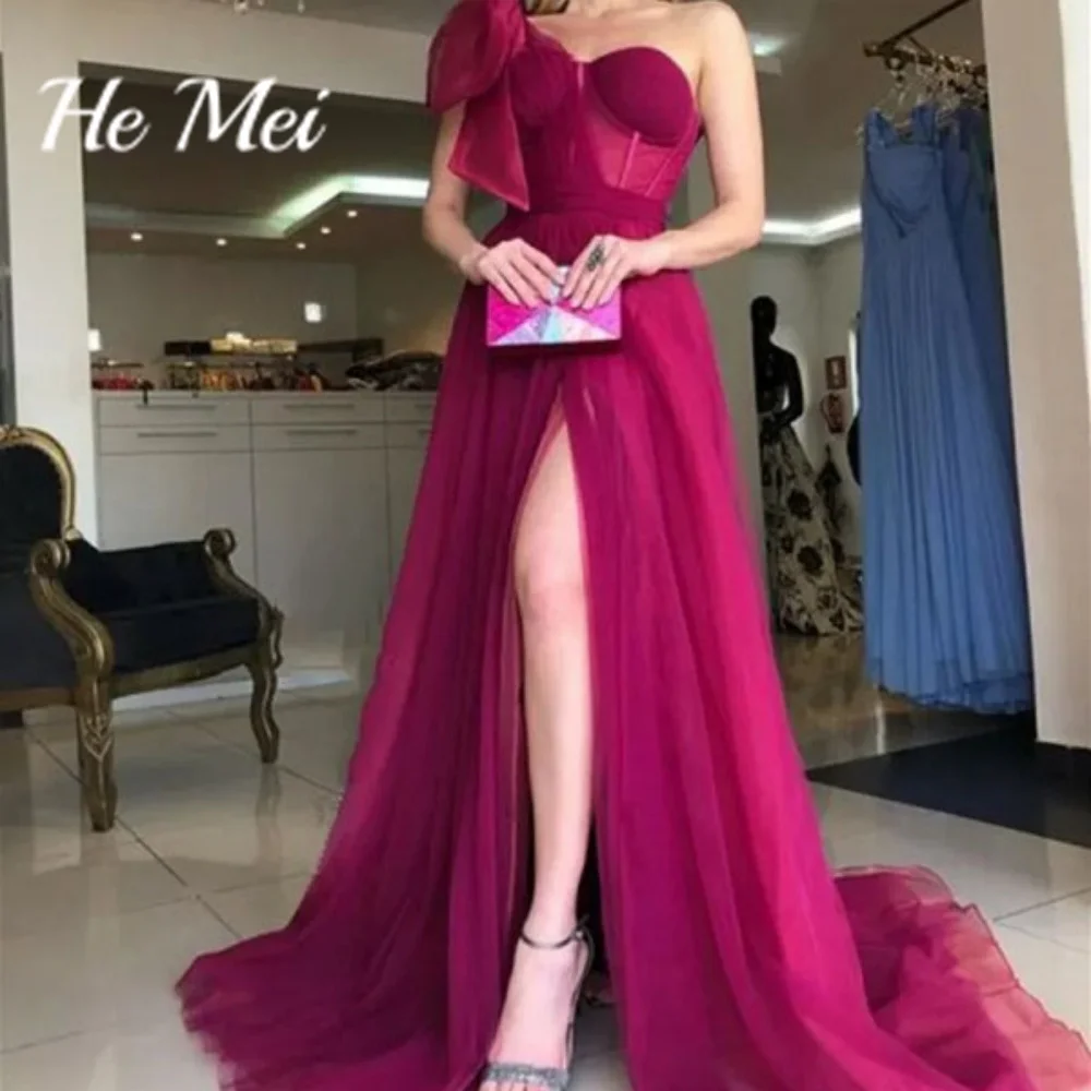 Prom Dress For Women Simple Sweetheart Neck A Line One Shoulder Formal Evening Gowns Floor Length Party Dresses فساتين الحفلات