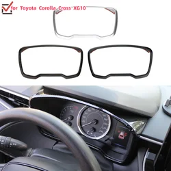 For Toyota Corolla Cross XG10 2021-2023 LHD ABS Car Instrument Display Speedometer Gauge Cover Case Trim Frame Sticker
