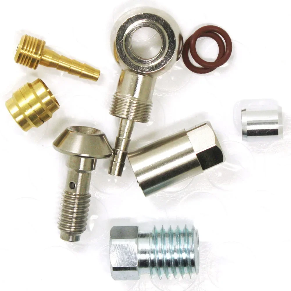 Bike Hydraulic Hose Fitting Insert Banjo Set For MT4 MT6 MT8 MT5 MT7 Bicycle Hydraulic Hose Fitting Insert Banjo